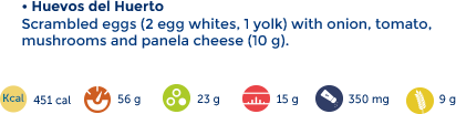 Menu Azul