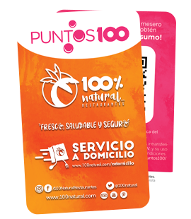 Tarjeta de lealtad Puntos100