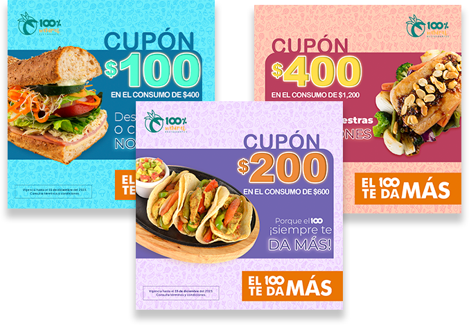 En el 100 la comida es más sabrosa